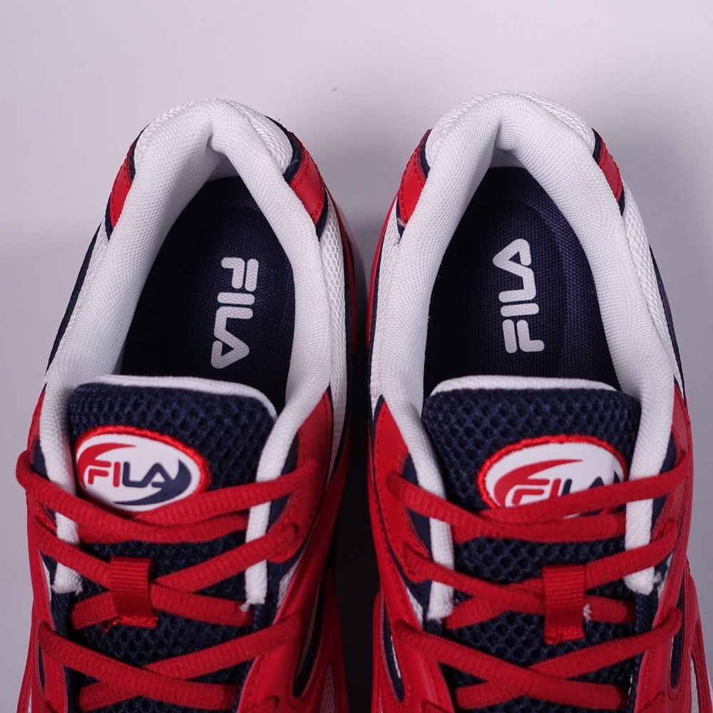 NEW FILA Creator Sneakers 1RM00725-125 White/Red/Navy - Picture 7 of 10